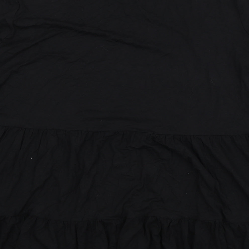 Roman Womens Black Viscose A-Line Size 18 Boat Neck Pullover