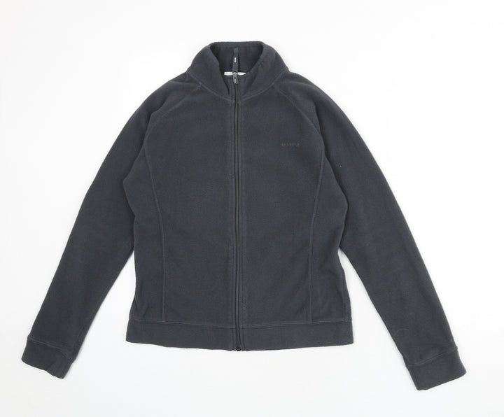 Olympus Womens Grey Jacket Size 8 Zip