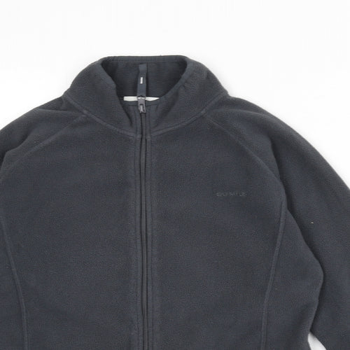 Olympus Womens Grey Jacket Size 8 Zip