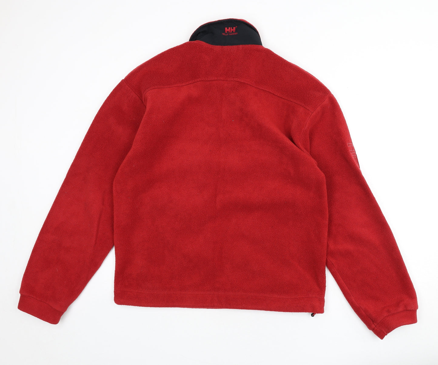 Helly Hansen Mens Red Polyester Henley Sweatshirt Size XL - Anorak Style