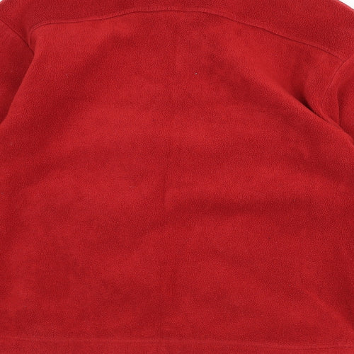Helly Hansen Mens Red Polyester Henley Sweatshirt Size XL - Anorak Style