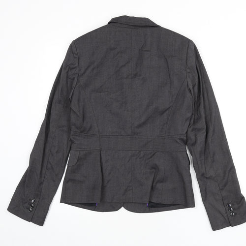 Mexx Womens Grey Polyester Jacket Blazer Size 12