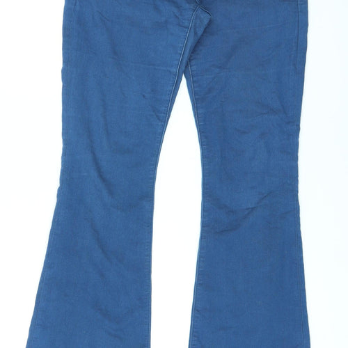 Gap Womens Blue Cotton Bootcut Jeans Size 32 in L29 in Regular Zip