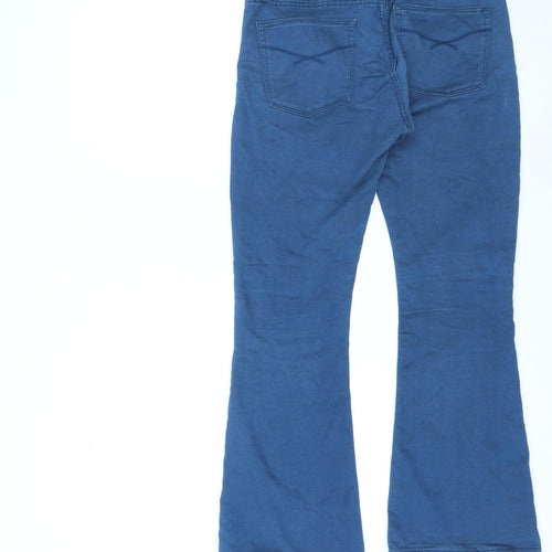 Gap Womens Blue Cotton Bootcut Jeans Size 32 in L29 in Regular Zip