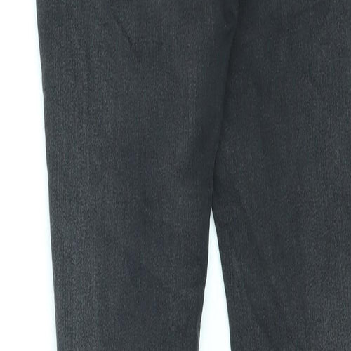 H&M Womens Black Cotton Skinny Jeans Size 10 L27 in Regular Zip