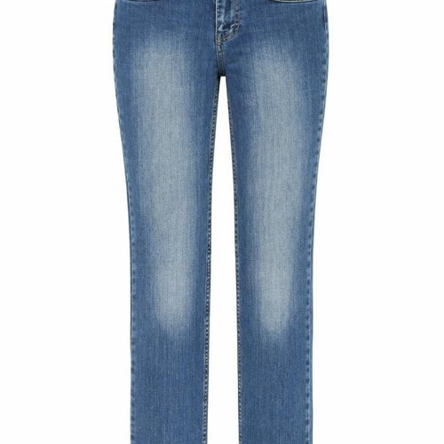 Jackpot Womens Blue Cotton Straight Jeans Size 6 L31 in Regular Zip