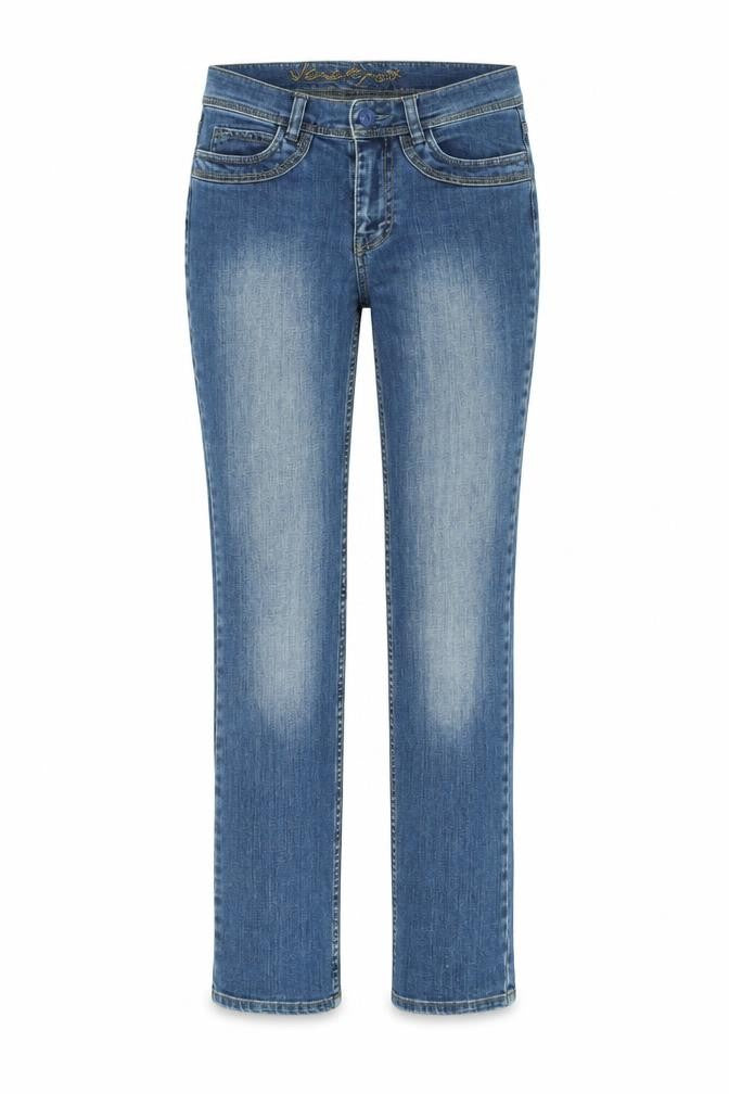 Jackpot Womens Blue Cotton Straight Jeans Size 6 L31 in Regular Zip