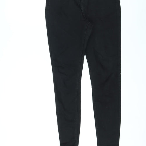 Denim & Co. Womens Black Cotton Skinny Jeans Size 12 L27 in Regular Zip