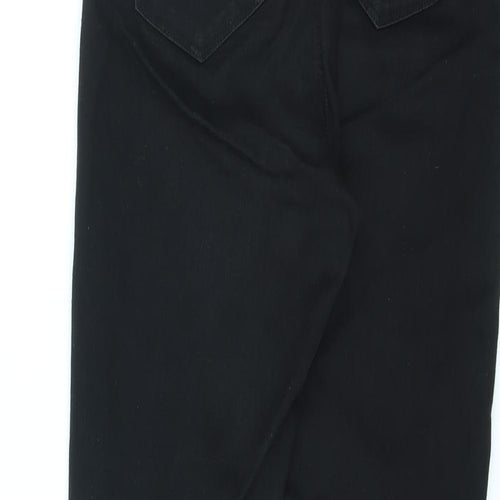 Denim & Co. Womens Black Cotton Skinny Jeans Size 12 L27 in Regular Zip