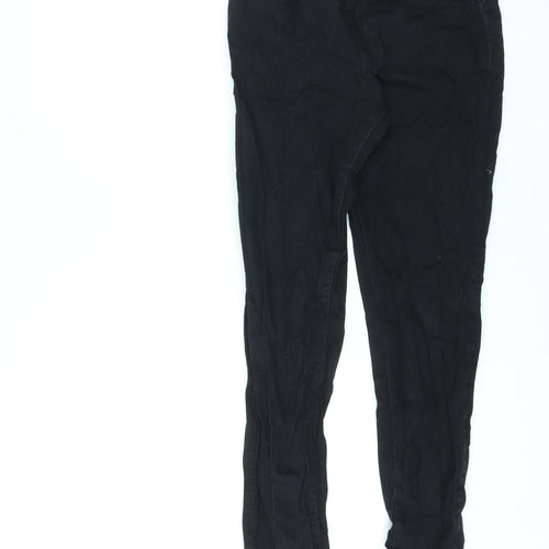 Denim & Co. Womens Black Cotton Jegging Jeans Size 14 L26 in Regular