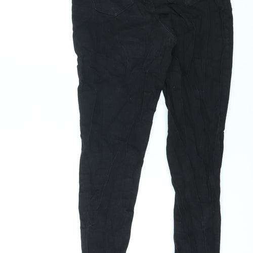 Denim & Co. Womens Black Cotton Jegging Jeans Size 14 L26 in Regular