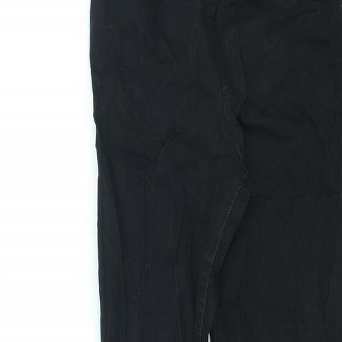 Denim & Co. Womens Black Cotton Jegging Jeans Size 14 L26 in Regular