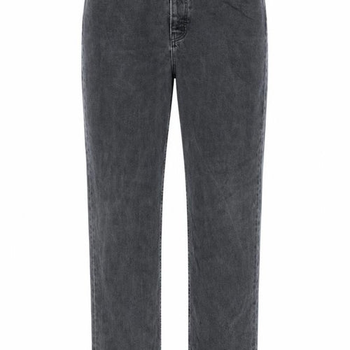 ASOS Womens Black Cotton Straight Jeans Size 34 in L31 in Regular Zip