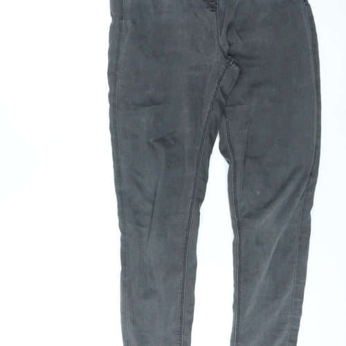 George Womens Grey Cotton Skinny Jeans Size 12 L27 in Regular - Elasticated Waist