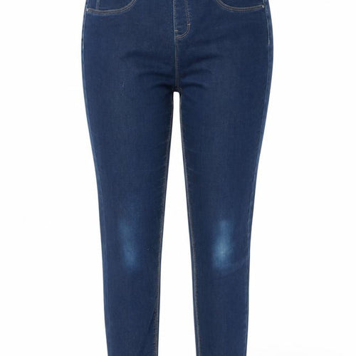 George Womens Blue Cotton Mom Jeans Size 10 L29 in Regular - Elasticated Waist
