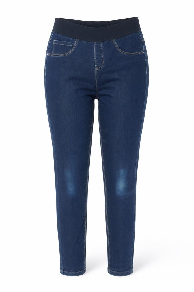 George Womens Blue Cotton Mom Jeans Size 10 L29 in Regular - Elasticated Waist