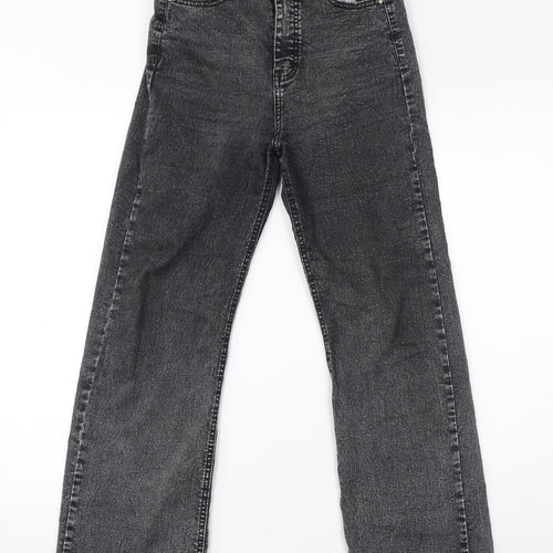 Warpath Womens Black Cotton Straight Jeans Size 27 in L28 in Regular Zip