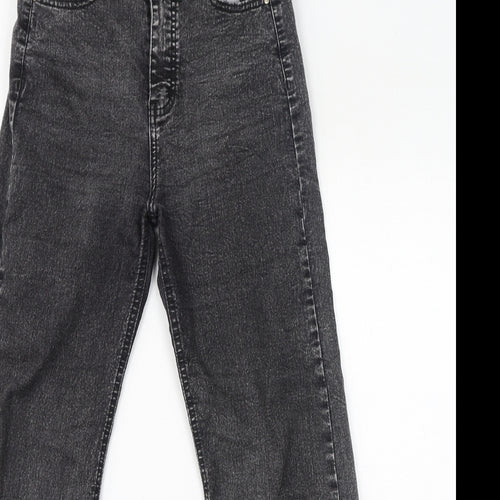 Warpath Womens Black Cotton Straight Jeans Size 27 in L28 in Regular Zip