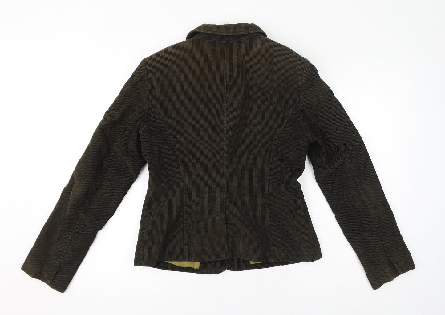 Per Una Womens Green Jacket Blazer Size 14 Button