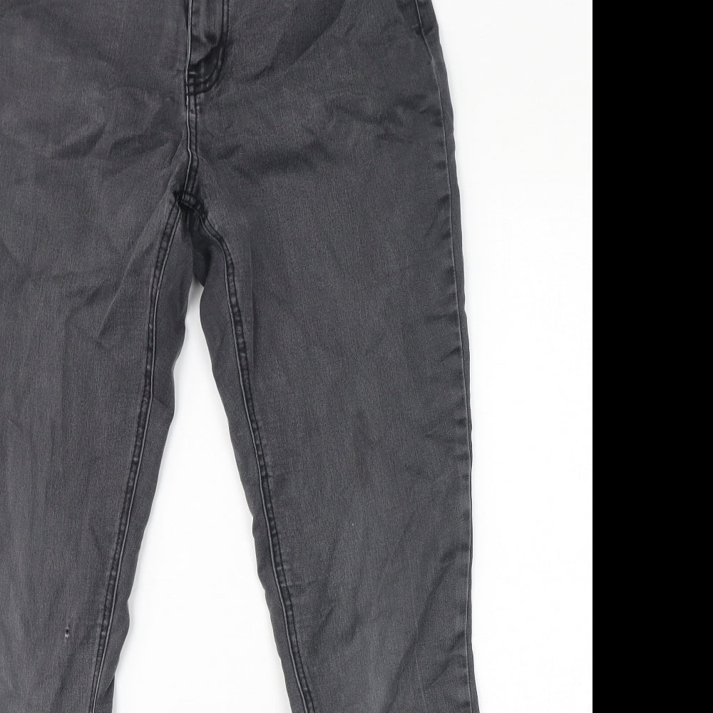 Joules Womens Grey Cotton Skinny Jeans Size 12 L30 in Regular Zip