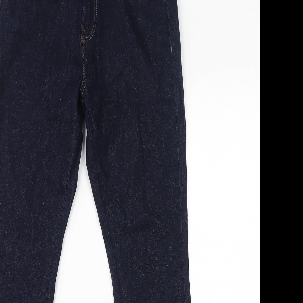 Principles Womens Blue Cotton Bootcut Jeans Size 8 L29 in Regular Zip