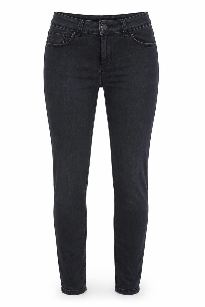 George Womens Black Cotton Skinny Jeans Size 10 L29 in Regular Zip - Super Skinny
