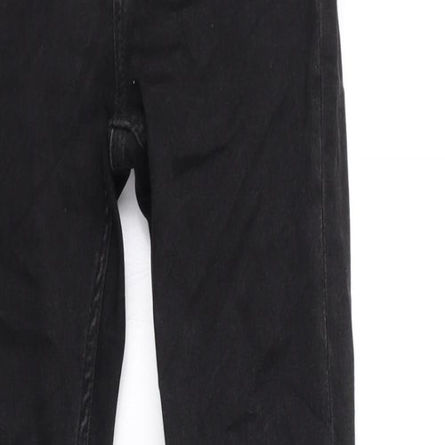 Weekday Womens Black Cotton Skinny Jeans Size 26 in L32 in Regular Zip