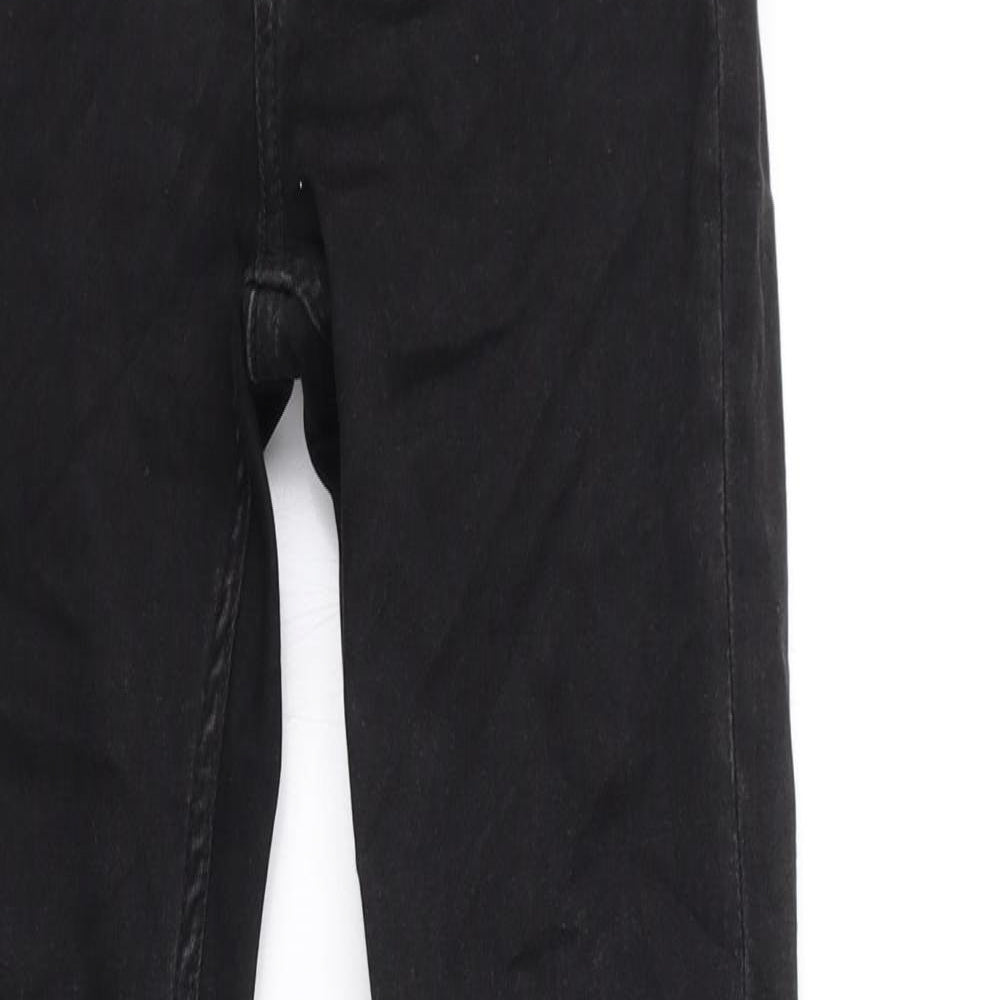 Weekday Womens Black Cotton Skinny Jeans Size 26 in L32 in Regular Zip