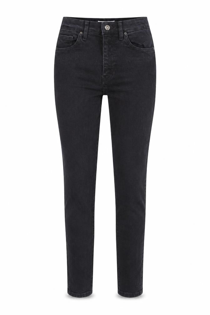 Topshop Womens Black Cotton Skinny Jeans Size 28 in L32 in Regular Zip