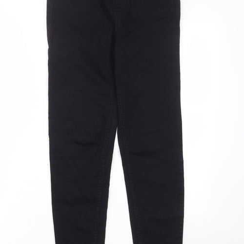 New Look Womens Black Cotton Skinny Jeans Size 10 L27 in Regular - Elastic waist