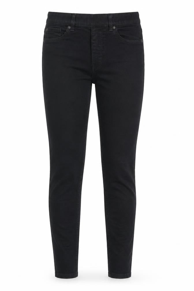 New Look Womens Black Cotton Skinny Jeans Size 10 L27 in Regular - Elastic waist