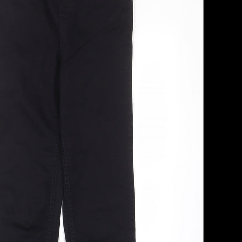 New Look Womens Black Cotton Skinny Jeans Size 10 L27 in Regular - Elastic waist