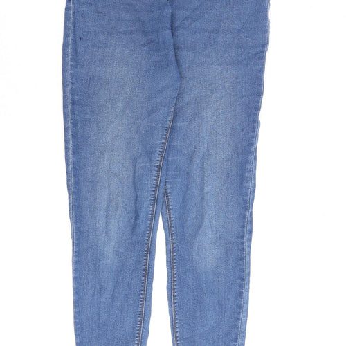 Papaya Womens Blue Cotton Jegging Jeans Size 10 L27 in Regular