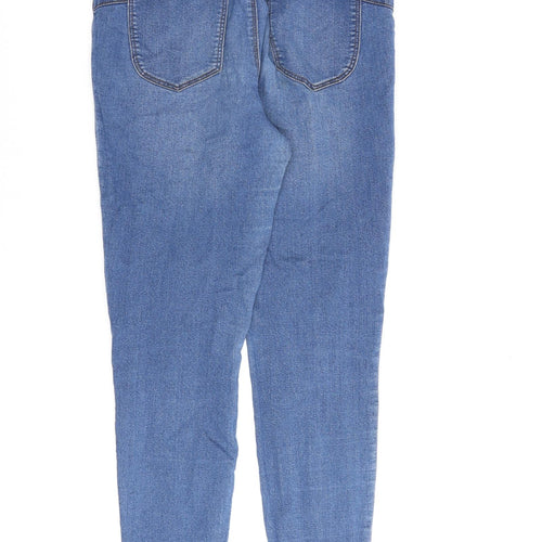 Papaya Womens Blue Cotton Jegging Jeans Size 10 L27 in Regular