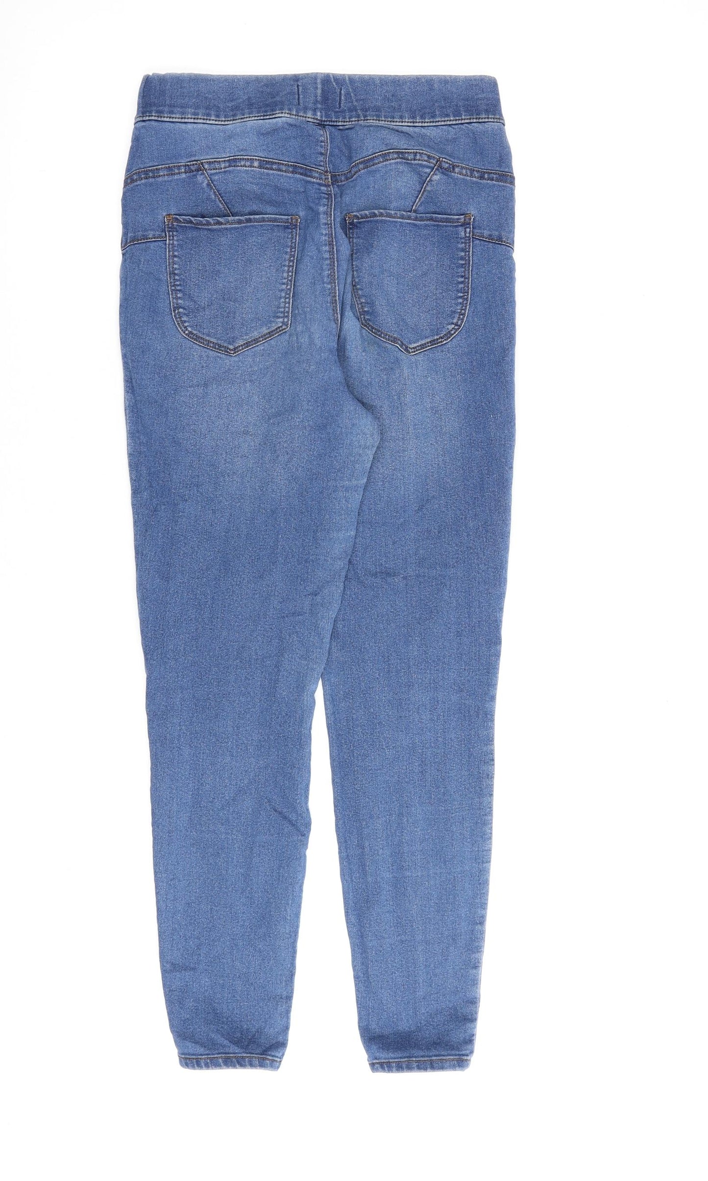 Papaya Womens Blue Cotton Jegging Jeans Size 10 L27 in Regular