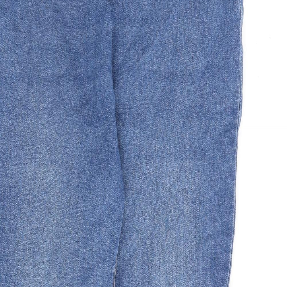 Papaya Womens Blue Cotton Jegging Jeans Size 10 L27 in Regular