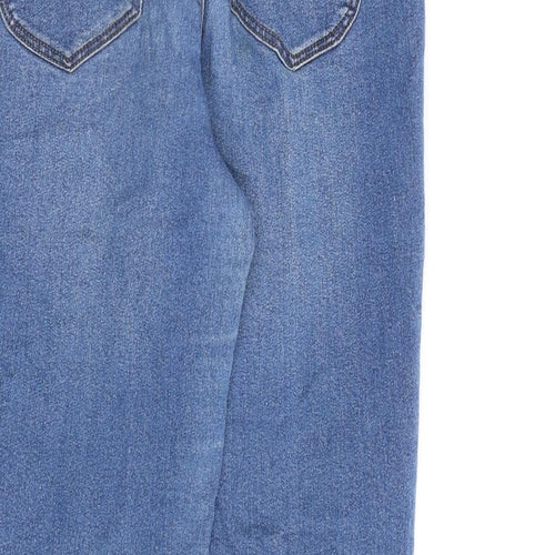 Papaya Womens Blue Cotton Jegging Jeans Size 10 L27 in Regular