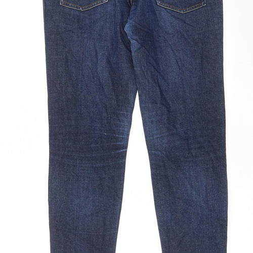 Cherokee Womens Blue Cotton Skinny Jeans Size 8 L30 in Regular Zip - Pockets, Belt Loops
