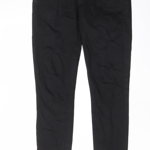 Gap Womens Black Cotton Skinny Jeans Size 27 in L29 in Regular Zip - Pockets, Belt Loops