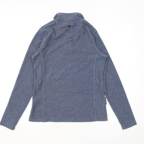 Mountain Warehouse Womens Blue Polyester Pullover Sweatshirt Size 8 Zip