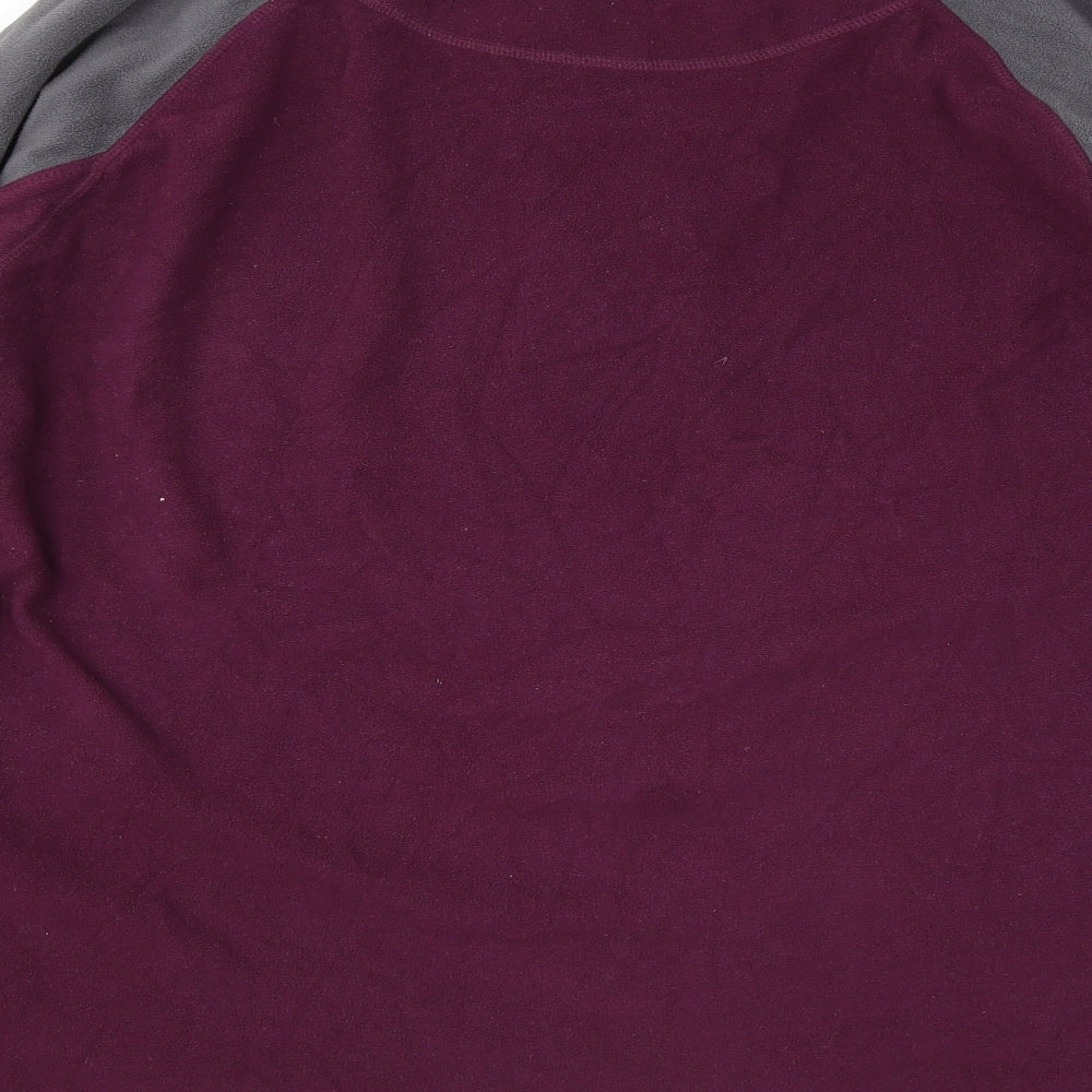 Mountain Warehouse Mens Purple Polyester Pullover Sweatshirt Size 2XL