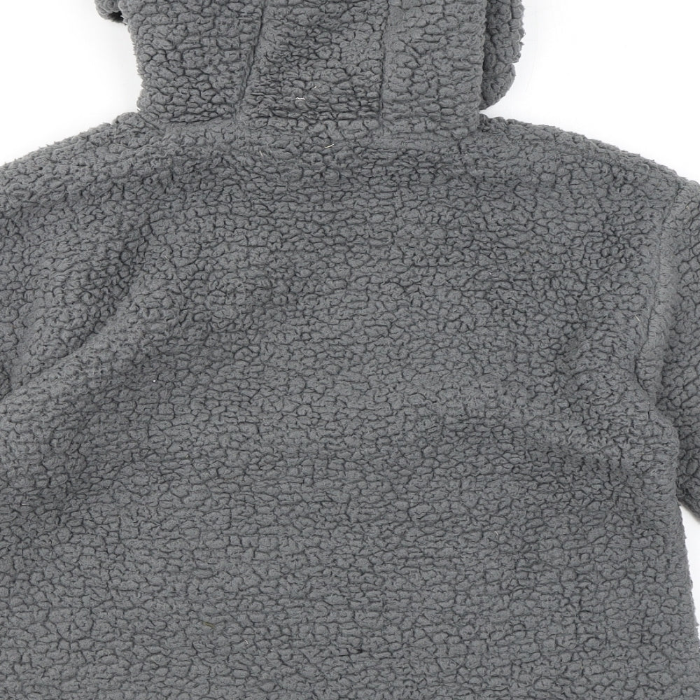 PlayStation Mens Grey Polyester Pullover Hoodie Size XS