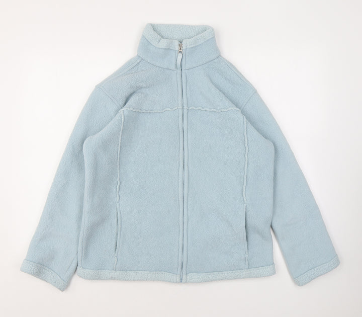 Marks and Spencer Womens Blue Jacket Size 12 Zip