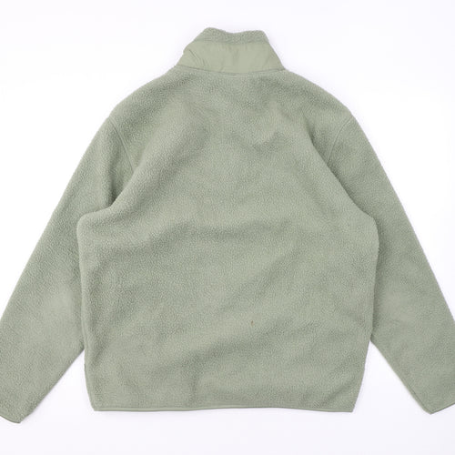 H&M Womens Green Jacket Size L Zip