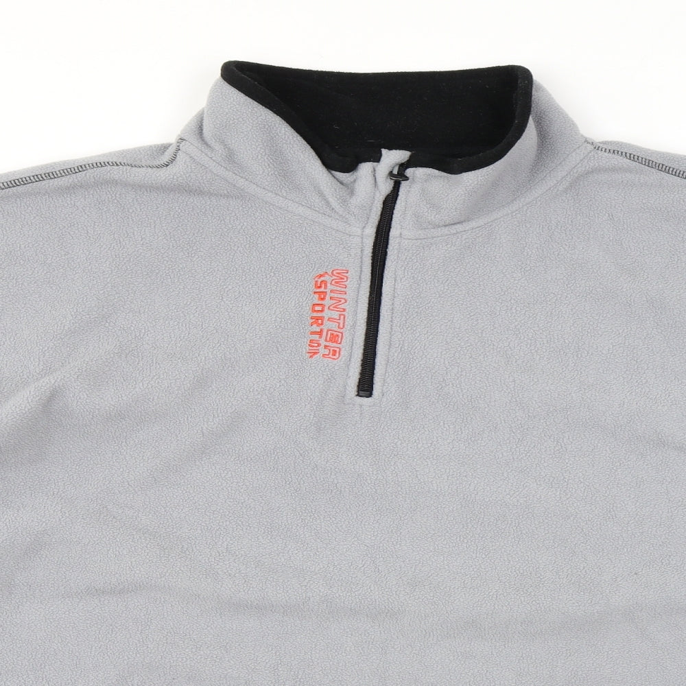 Atlas Mens Grey Polyester Pullover Sweatshirt Size 4XL