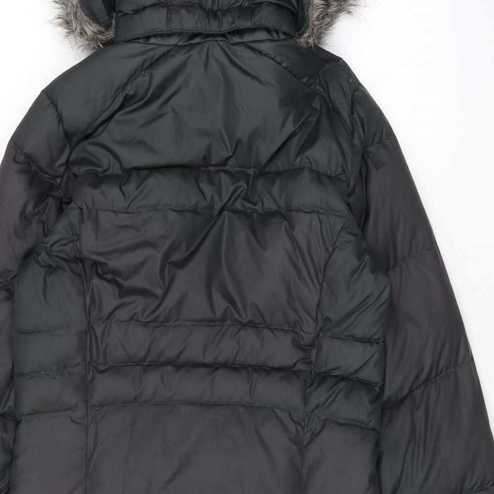 Columbia Mens Grey Puffer Jacket Coat Size XS Zip