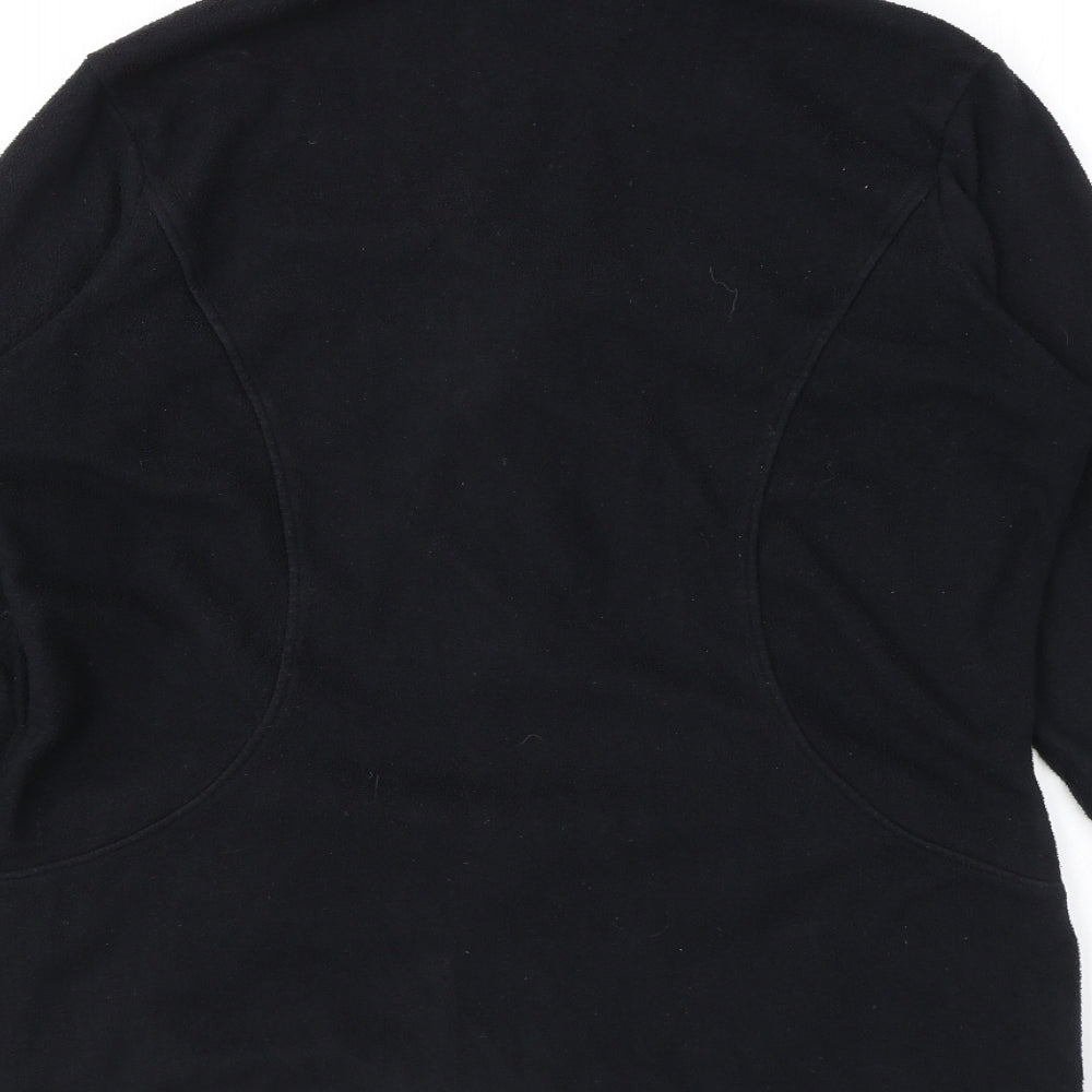 Marks and Spencer Womens Black Jacket Size 12 Zip