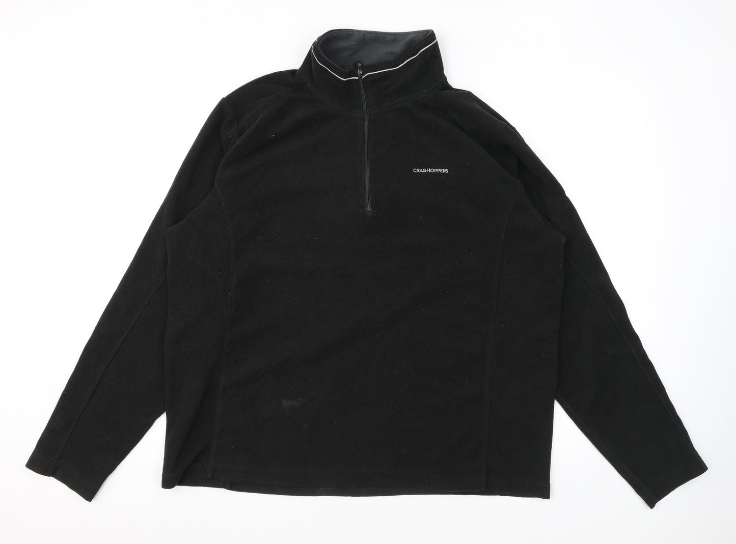 Craghoppers Mens Black Polyester Pullover Sweatshirt Size 2XL - Logo