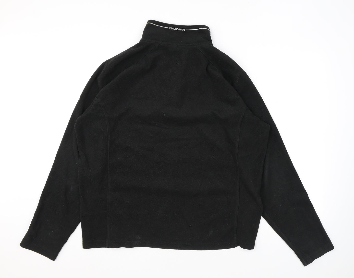 Craghoppers Mens Black Polyester Pullover Sweatshirt Size 2XL - Logo