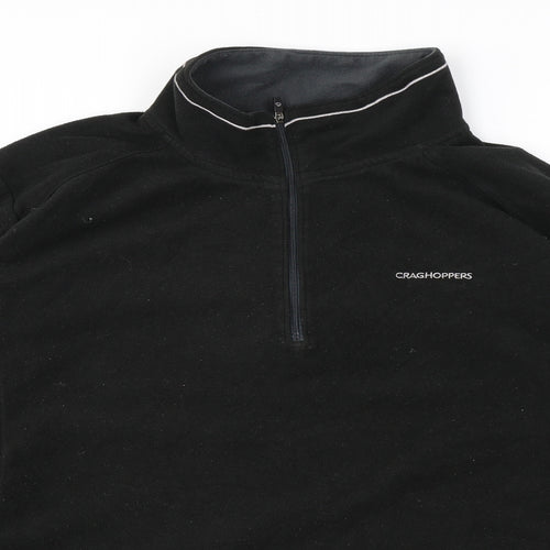 Craghoppers Mens Black Polyester Pullover Sweatshirt Size 2XL - Logo
